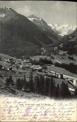 Pontresina und Val Rosen Switzerland Postcard Postcard