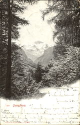 Jungfrau. Interlaken Scenic, Switzerland Postcard Postcard