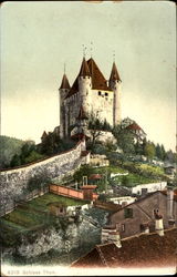 Schloss Thun Castle Switzerland Postcard Postcard