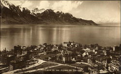 Montreux et les Alpes de Savole Postcard