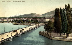 Pont du Mont Blanc Postcard