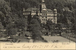 Interlaken. Grand Hotel Bern, Switzerland Postcard Postcard