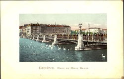 Pont du Mont Blanc Postcard