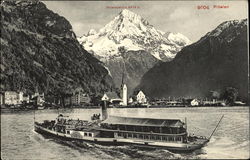 Kristanstock Fluelen, Switzerland Postcard Postcard