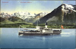 Thunersee - Blümlisalp 3669m - Niessen 2367 m Switzerland Postcard Postcard