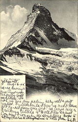 The Matterhorn Scenic, Switzerland Postcard Postcard