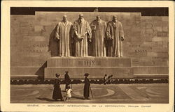 Geneve - Monument International of the Reformation Geneva, Switzerland Postcard Postcard