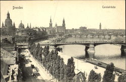 Dresden. Carolabrücke Postcard