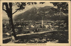 Partenkirchen mit dem Kramer Germany Postcard Postcard