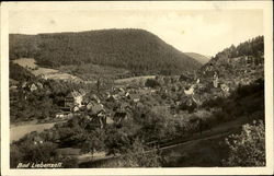 Scene of town and mountain Bad Liebenzell, Germany Postcard Postcard