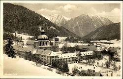 Abbey of Ettal Germany Postcard Postcard