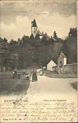 Partie an der Burghalde Kempten im Allgau, Germany Postcard Postcard