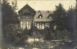 German house scenic, Germany Postcard Postcard