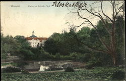 Partie in Schloss Park Munster, Germany Postcard Postcard