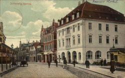 A City Road in Schleswig Postcard