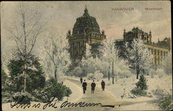 Maschpark Hannover, Germany Postcard Postcard