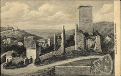 Burg Sonnenberg bei Wiesbaden, 1909 Postcard