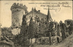 Kassel - Wilhelmshöhe. Löwenburg Germany Postcard Postcard