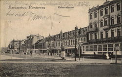 Nordseebad Norderney. Kaiserstrasse Postcard