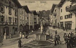 Berchtesgaden. Marketplace Germany Postcard Postcard