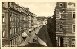 Zwönitz (Sachsen). Bahnhofstraße Germany Postcard Postcard