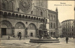 Wilhadi Fountain Bremen, Germany Postcard Postcard