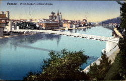 Prinz-Regent Lultpold Brucke Postcard