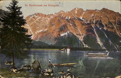 St. Bartholoma am Konigsee Berchtesgaden, Germany Postcard Postcard