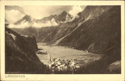 Scene of town and valley Langenfeld, Germany Postcard Postcard