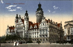 Neues Rathaus Leipzig, Germany Postcard Postcard