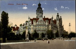 Leipzig. Neues Rathaus Deutschland Germany Postcard Postcard