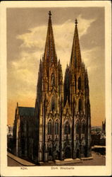 Köln. Dom Westseite Postcard