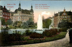 Cologne. Place of the Republic Germany Postcard Postcard