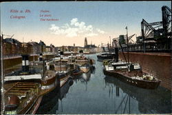 Cologne, harbour Germany Postcard Postcard