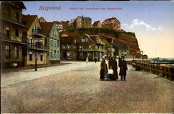 group visiting the aquarium Helgoland, Germany Postcard Postcard