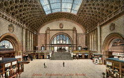 Main train station Leipzig, Germany Postcard Postcard