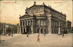 Frankfurt. Operahouse Germany Postcard Postcard