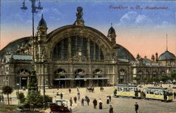 Hauptbahnhof Frankfurt, Germany Postcard Postcard