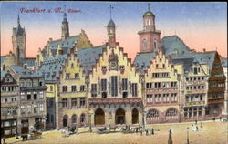 Frankfurt, the 'Römer' Germany Postcard Postcard