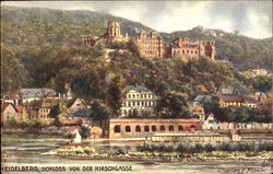 Schloss von der Hirschgasse Postcard