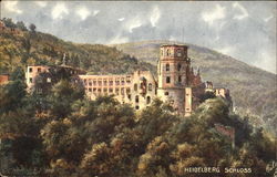 Heidelberg Castle Germany Postcard Postcard