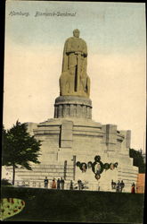 Hamburg. Bismarck-Denkmal Postcard