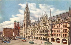 Marienplatz Munich, Germany Postcard Postcard