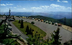 Parking Area At Clingman's Dome Postcard