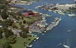 Aerial View Of Docking Facilities And Waterfront Looking Northeast Postcard