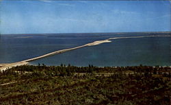 Aerial View Of The New Bridge And Causeway Postcard