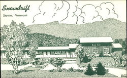 Snowdrift Stowe, VT Postcard Postcard