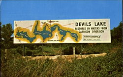 Devils Lake Postcard