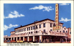 Pioneer Club And Cocktail Lounge Postcard