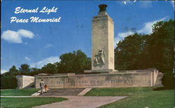 Eternal Light Peace Memorial Gettysburg, PA Postcard Postcard